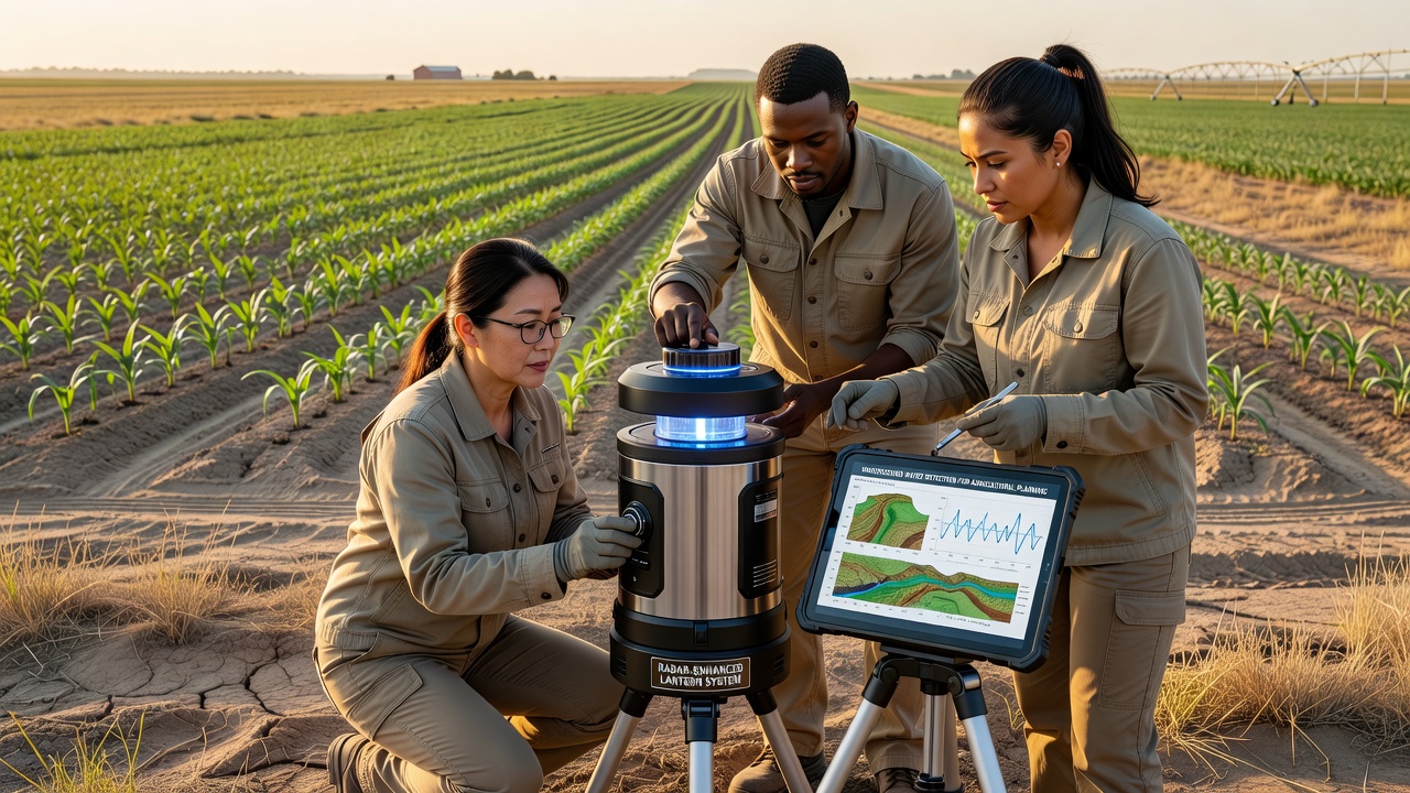 Examining Radar-Enhanced Lanterns in Detecting Underground Water Sources for Agricultural Planning