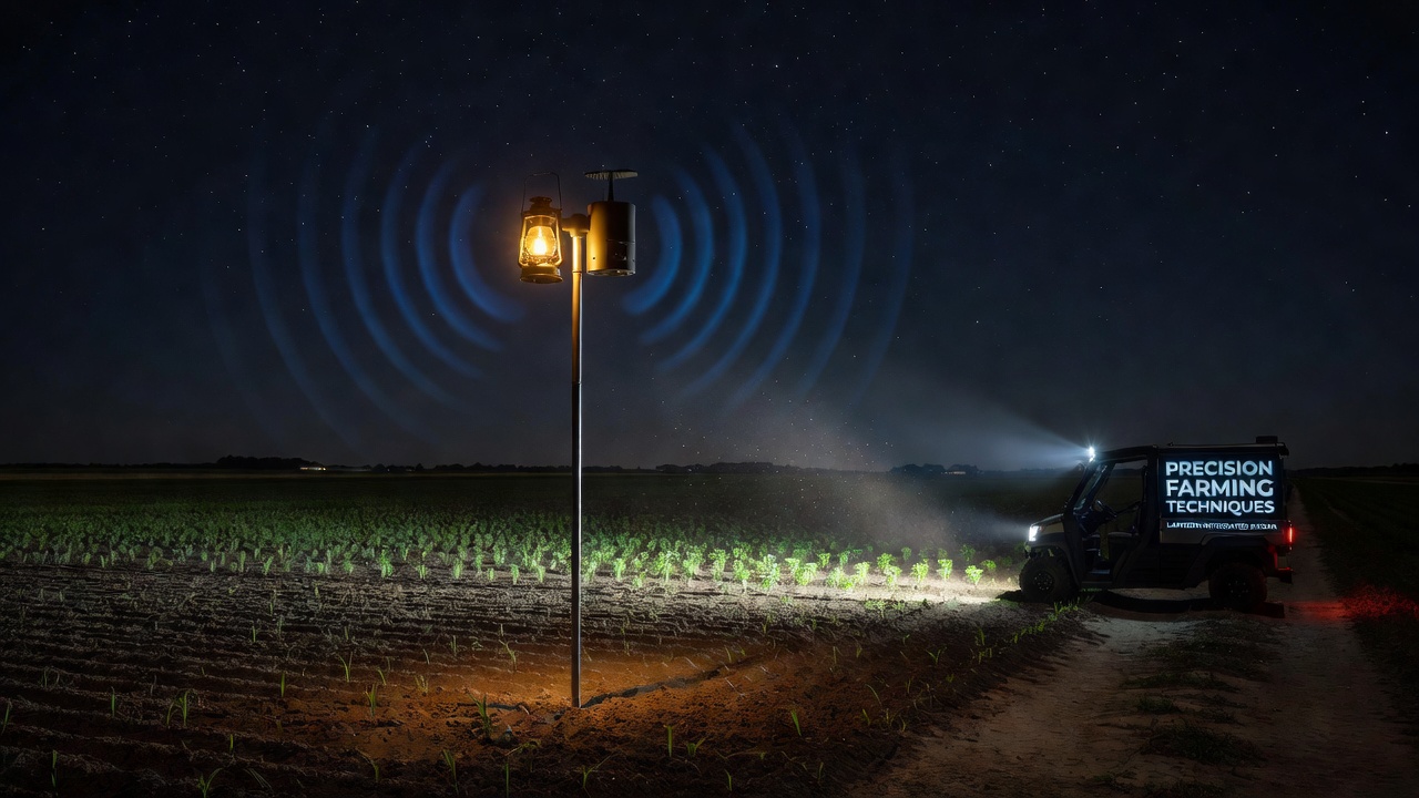 Nighttime Signal Processing: Lantern-Integrated Radar Applications in Precision Farming Techniques