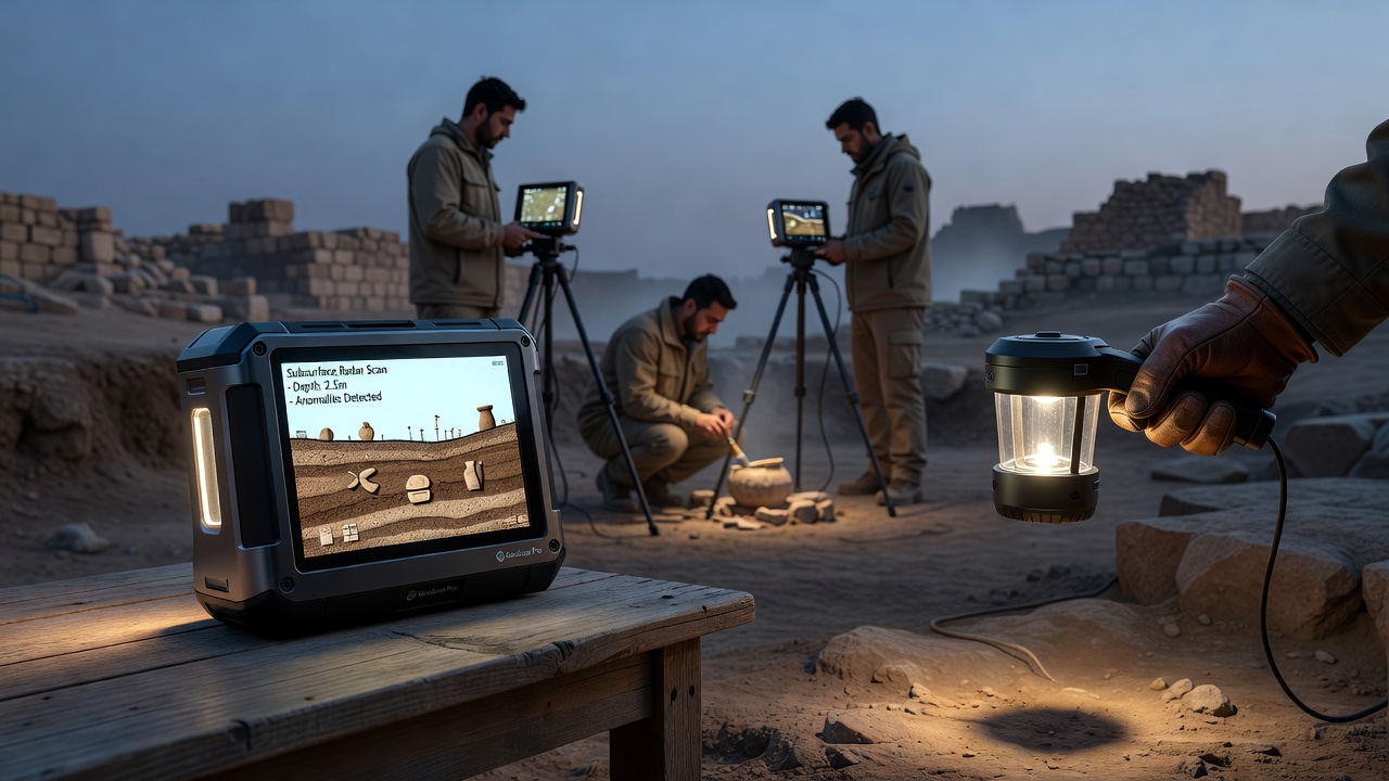 Radar Integration in Lantern Devices for Subsurface Mapping During Archaeological Surveys
